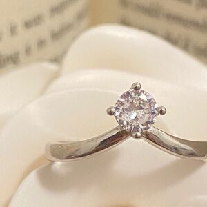 adjustable silver ring